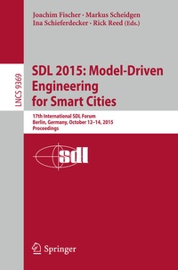 Enlarge image Cover: SDL 2015: Model-Driven Engineering for Smart Cities - Springer