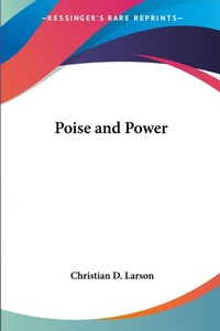 Abbildung von: Poise and Power (1907) - Kessinger Publishing Co