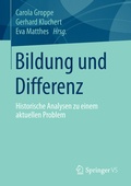Cover: Bildung und Differenz - Springer VS