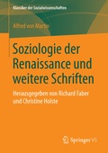 Cover: Soziologie der Renaissance und weitere Schriften - Springer VS