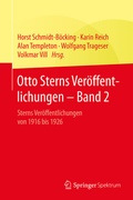 Cover: Otto Sterns Ver&ouml;ffentlichungen - Band 2 - Springer Spektrum