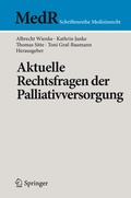 Cover: Aktuelle Rechtsfragen der Palliativversorgung - Springer