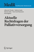 Cover: Aktuelle Rechtsfragen der Palliativversorgung - Springer