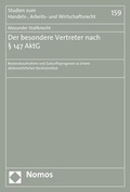 Abbildung von: Der besondere Vertreter nach § 147 AktG - Nomos