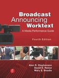 Cover: Broadcast Announcing Worktext - Routledge