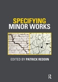 Cover: Specifying Minor Works - Routledge