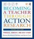 Cover: Becoming a Teacher through Action Research - Routledge