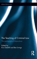 Cover: The Teaching of Criminal Law - Routledge