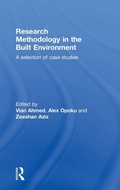 Cover: Research Methodology in the Built Environment - Routledge