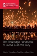 Cover: The Routledge Handbook of Global Cultural Policy - Routledge
