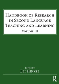 Enlarge image Cover: Handbook of Research in Second Language Teaching and Learning - Routledge