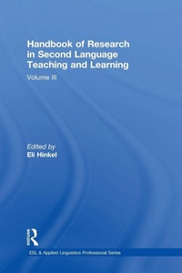 Enlarge image Cover: Handbook of Research in Second Language Teaching and Learning - Routledge