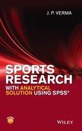 Cover: Sports Research with Analytical Solution using SPSS - Wiley
