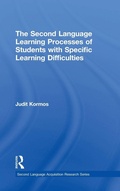 Cover: The Second Language Learning Processes of Students with Specific Learning Difficulties - Routledge