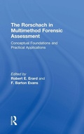 Cover: The Rorschach in Multimethod Forensic Assessment - Routledge
