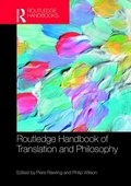 Cover: The Routledge Handbook of Translation and Philosophy - Routledge