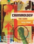 Cover: Criminology - Wadsworth Publishing Co Inc