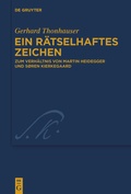 Cover: Ein r&auml;tselhaftes Zeichen - De Gruyter