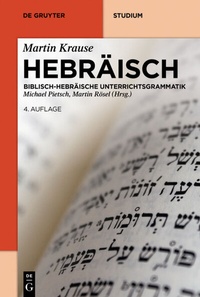 Enlarge image Cover: Hebräisch - De Gruyter