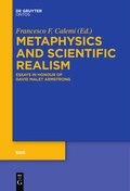 Cover: Metaphysics and Scientific Realism - De Gruyter