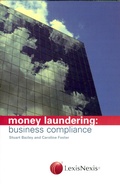 Cover: Money Laundering: business compliance - Butterworths Tolley