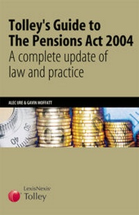 Abbildung von: Tolley's Guide to The Pensions Act 2004 - Tolley