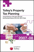 Cover: Tolley's Property Tax Planning 2007-08 - Tolley Publishing