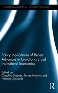 Cover: Policy Implications of Recent Advances in Evolutionary and Institutional Economics - Routledge