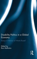 Cover: Disability Politics in a Global Economy - Routledge