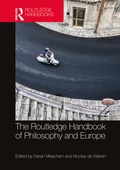 Cover: The Routledge Handbook of Philosophy and Europe - Routledge