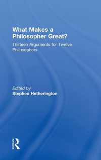 Enlarge image Cover: What Makes a Philosopher Great? - Routledge