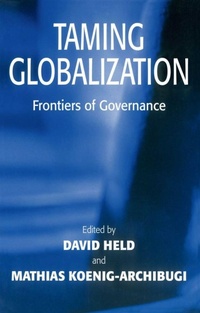 Enlarge image Cover: Taming Globalization - Polity Press