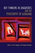 Cover: Key Thinkers in Linguistics and the Philosophy of Language - Edinburgh University Press