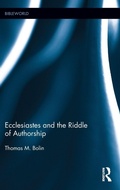 Cover: Ecclesiastes and the Riddle of Authorship - Equinox Publishing Ltd