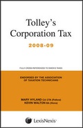 Cover: Tolley's Corporation Tax: Main Annual - Butterworths Law