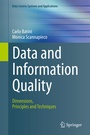 Cover: Data and Information Quality - Springer