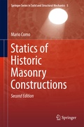 Cover: Statics of Historic Masonry Constructions - Springer