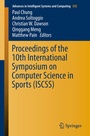 Cover: Proceedings of the 10th International Symposium on Computer Science in Sports (ISCSS) - Springer