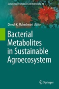Cover: Bacterial Metabolites in Sustainable Agroecosystem - Springer