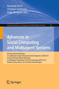Enlarge image Cover: Advances in Social Computing and Multiagent Systems - Springer