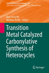 Abbildung von: Transition Metal Catalyzed Carbonylative Synthesis of Heterocycles - Springer