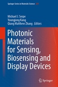 Cover: Photonic Materials for Sensing, Biosensing and Display Devices - Springer