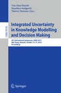 Cover: Integrated Uncertainty in Knowledge Modelling and Decision Making - Springer
