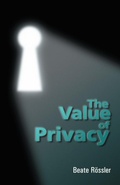 Cover: The Value of Privacy - Polity Press