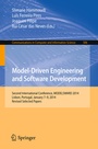 Cover: Model-Driven Engineering and Software Development - Springer