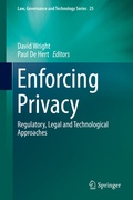 Cover: Enforcing Privacy - Springer