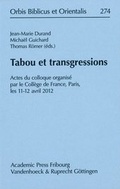 Cover: Tabou et transgressions - Vandenhoeck & Ruprecht