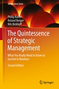 Cover: The Quintessence of Strategic Management - Springer