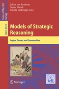 Cover: Models of Strategic Reasoning - Springer