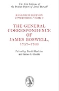 Cover: The General Correspondence of James Boswell, 1757-1763 - Edinburgh University Press